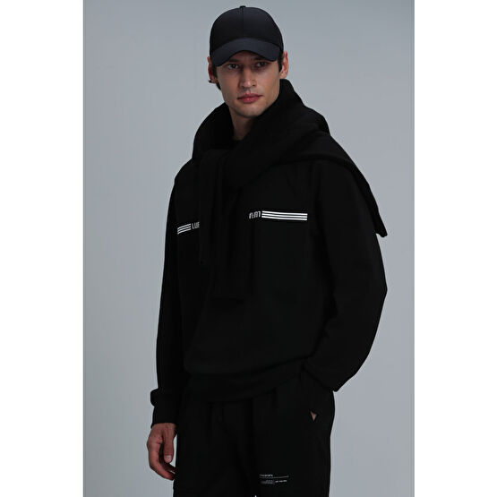 Lufian Range Erkek Sweatshirt Siyah XXL Beden Bayan Sweatshirt Fiyatı