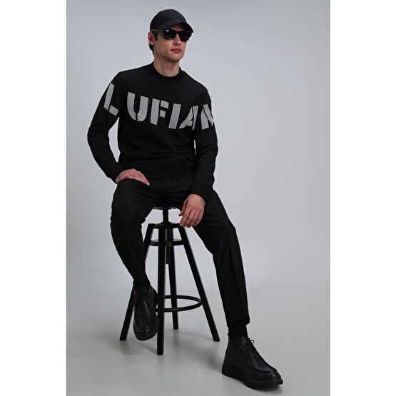 Lufian Todillo Erkek Sweatshirt Siyah M Beden Bayan Sweatshirt Fiyatı
