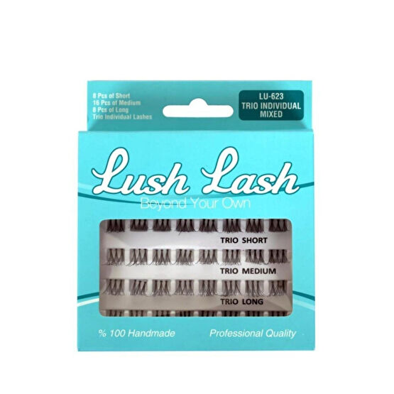 Lush Lash Trıo Tekli Kısa Orta Uzun Takma Kirpik Takma Kirpik Ürünleri Fiyatı