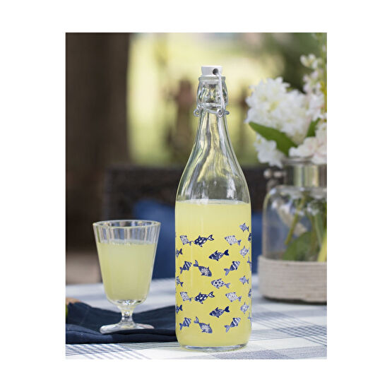 Madame Coco Fish Su Şişesi - Mavi / 1000 ml Sürahi Fiyatı