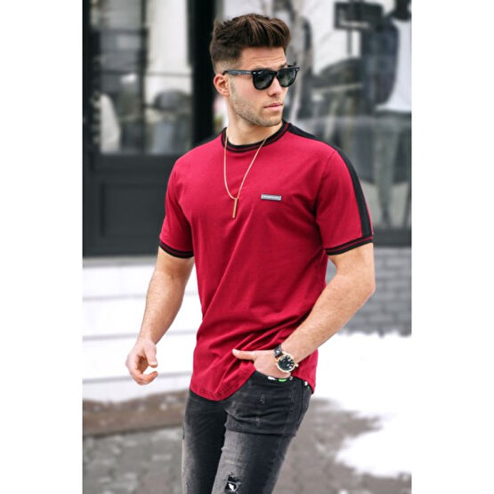 Madmext Bordo Erkek T-Shirt 5374 Erkek T-shirt Fiyatı