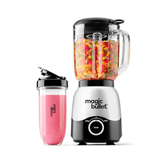 magic bullet Combo Blender, 48oz Pitcher, Blending Cup, Simple Speed Dial – MBF50200 Blenderler Fiyatı