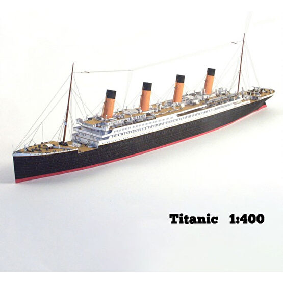 Magiceham 1:400 Titanic Kağıt Model Gemi Modeli Manuel Dıy (Yurt Dışından) - Beyaz Oyuncak Gemi Fiyatı