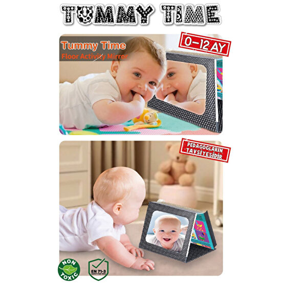 MAGNET İQ Tummy Tıme Aynalı Ilk Zeka Kartları+güvenli Bebek Aynası - Eğitici Kartlar Bebek Oyuncakları Fiyatı