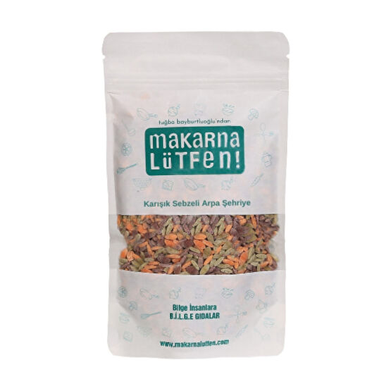 Makarna Lütfen Karışık Sebzeli Arpa Şehriye (%35 SEBZE-250 GRAM) Bakliyat Fiyatı