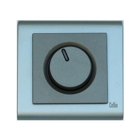 Makel Cellia Dimmer Yeşil Mat Krom Çerçeve Kapak