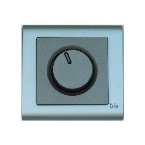 Makel Cellia Dimmer Yeşil Mat Krom Çerçeve Kapak