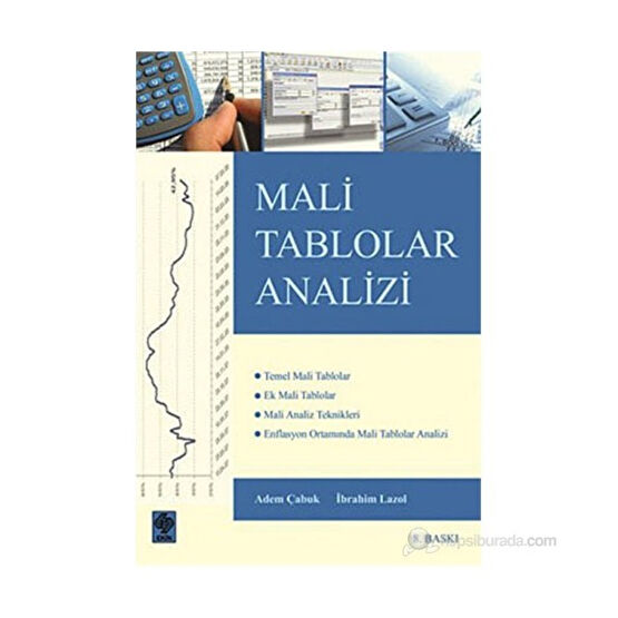 Mali Tablolar Analizi-Adem Çabuk Muhasebe Finans Kitapları Fiyatı