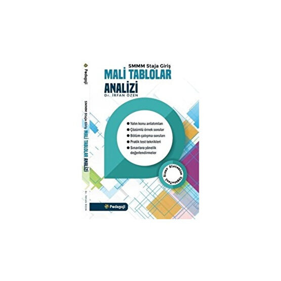 Mali Tablolar Analizi - İrfan Özen Muhasebe Finans Kitapları Fiyatı
