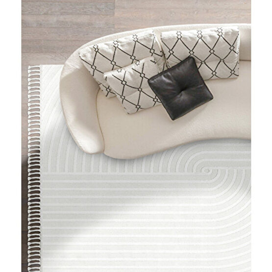 Malta İskandinav Krem Halı Salon Oturma Odası Balkon Halısı Çocuk Odası Halısı Mutfak Halısı 33410A - 60 x 100 cm Salon Halısı Fiyatı