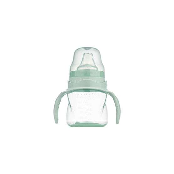 Mamajoo Kulplu Eğitici Bardak 160 Ml / Powder Green Bebek Bardağı-Suluk Fiyatı