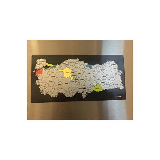 MapofX Gez Kazı Magnet Türkiye Haritası-siyah Zeminli- Küçük Boy - Kazınabilir Harita - Gezkazı - Kazınan Harita & Küre Fiyatı