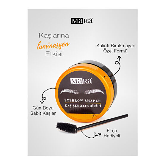 Mara Eyebrow Shaper Kaş Şekillendirici Sabitleyici Fırça 50ml Kaş Makyajı Fiyatı