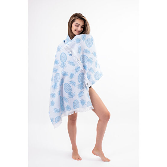 Mariva home Ananas 75x150 Cm Ultra Soft Plaj Havlusu 75 x 150 Beden Plaj Havlusu Fiyatı