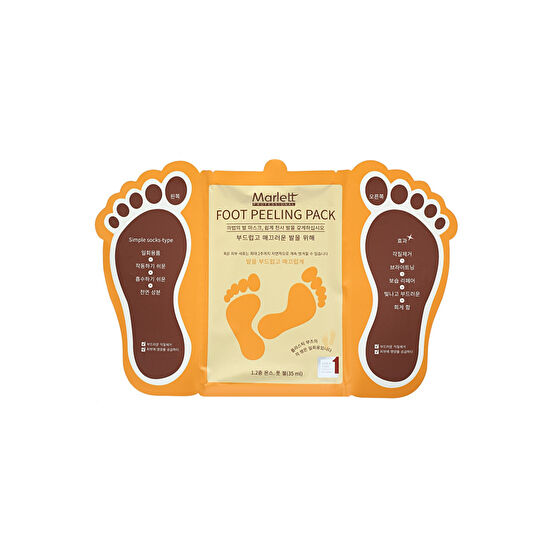 Marlett Foot Peeling Pack - Professıonal Çorap Tipi Ayak Peeling Maskesi Ayak Bakımı Fiyatı