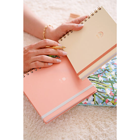 Matt Notebook 15x15 Cm Kare 2li Set Spiralli Çizgili Tarihsiz Not Defteri Gökkuşağı Defter Fiyatı