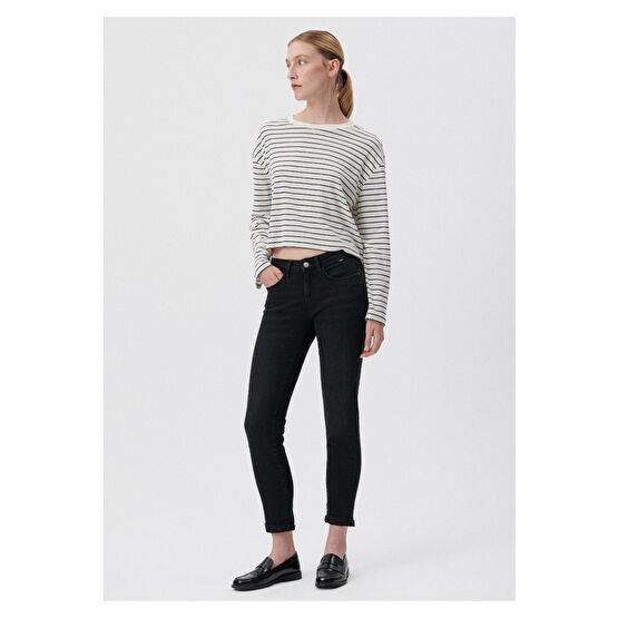 Mavi Ada Duman Gri Vintage Jean Pantolon 25/27 Beden