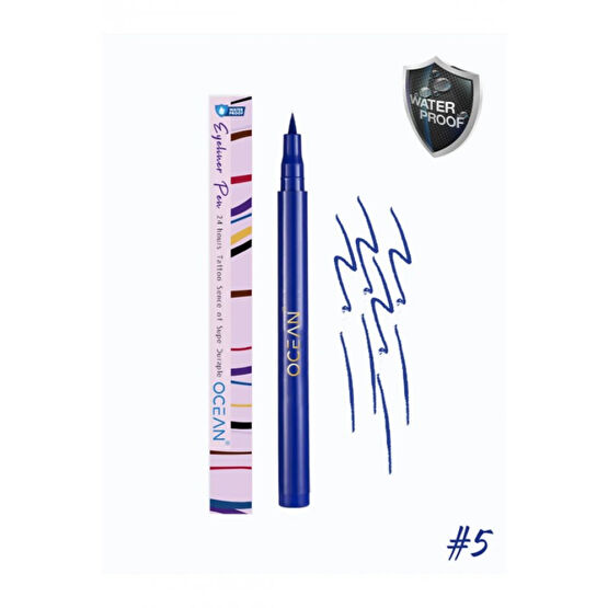 Mavi Eyeliner, Likit Kalem Eyeliner, Suya Dayanikli, Yogun Pigmentli Eyeliner Fiyatı