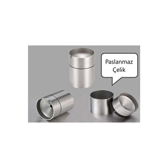 Maxiflow Saral Brothers Dekoratif Paslanmaz Çelik Küllük 9cm Küllük Fiyatı