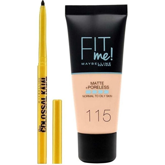 Maybelline Fit Me Matte+Poreless Fondöten 120 Göz Kalemi Seti Fondötenler Fiyatı
