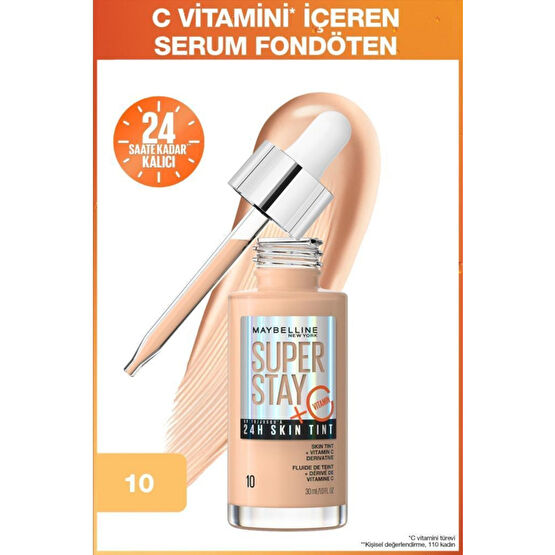 Maybelline New York Super Stay Skin Tint Fondöten - 10 Fondötenler Fiyatı