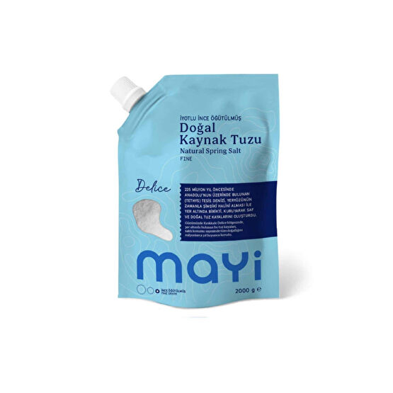 Mayi Tuz Mayi Doğal Tuz (İyotlu İnce) 2 Kg