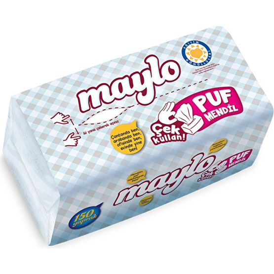 Maylo Puf Mendil 150'li Tek Paket Kağıt Mendil Fiyatı
