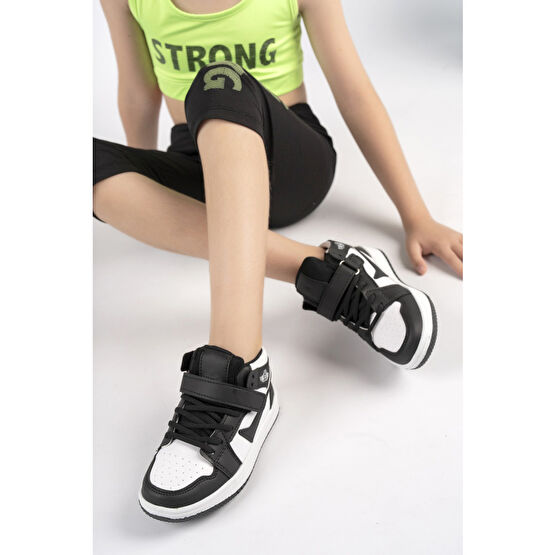 McDark Çocuk Beyaz Siyah Bilekli Sneakers 34 Beden Spor Ayakkabı Fiyatı
