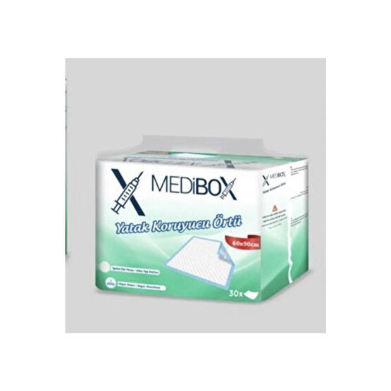 MEDİBOX Yatak Koruyucu Örtü 60x90 Cm 30 Lu