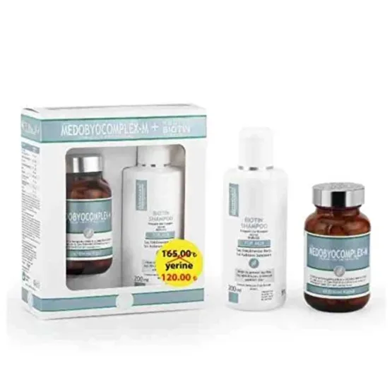 Medobiocomplex-E 60 Kapsul (Erkek) & Hediye Biotin Sampuani 200 Ml Erkek Saç Dökülmesine Karşı Ürünler Fiyatı