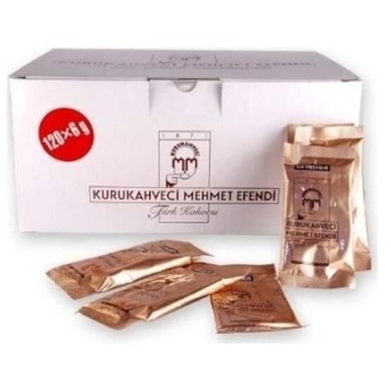 Mehmet Efendi 120x6 gr Tek Fincanlık Türk Kahvesi