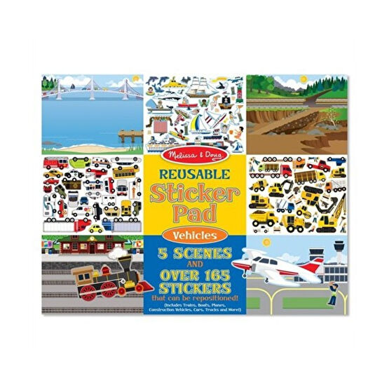 Melissa&Doug Tak Çıkar Çıkartma Kitabı - Araçlar Çocuk Oyuncağı Fiyatı