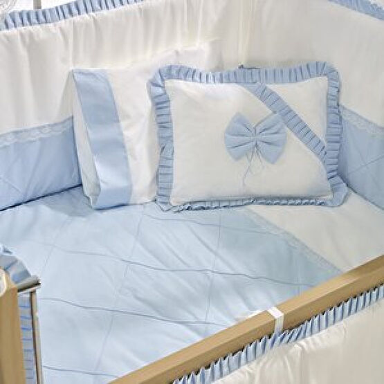Meltem Smart Bambino Mavi Pamuklu Bebek Uyku Seti - 70x110 Cm Mavi Bebek Uyku Seti Fiyatı