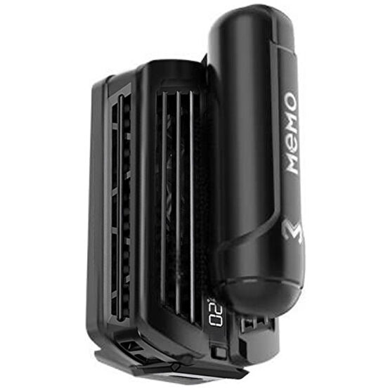 Memo DL10 Dijital Gösterge 2000MAH Powerbankli Telefon Soğutucu Fan Radyatör - 01-Siyah Cep Telefonu Aksesuarı Fiyatı