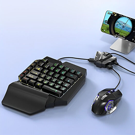 Memo ZH01 Pubg Oyun Konsolu 3in1-Klavye Mouse Bağlayıcı 3 Lü Set - Siyah Klavye - Mouse Fiyatı