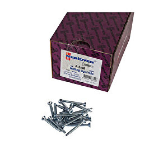 Meridyen Yhb Matkap Uçlu Vida 500 Adet 4,2x38 mm Vida, Çivi, Somun Fiyatı