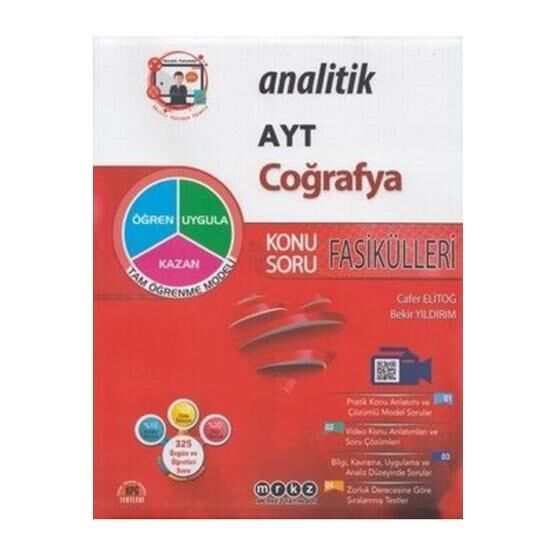 Merkez Yayınları AYT Analitik Coğrafya Konu Soru Fasikülleri