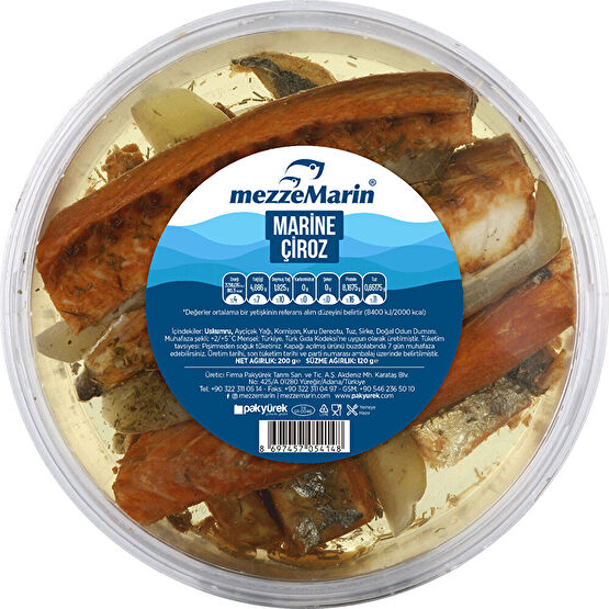 Mezzemarin Uskumru Çiroz 200 g Deniz Ürünü Fiyatı