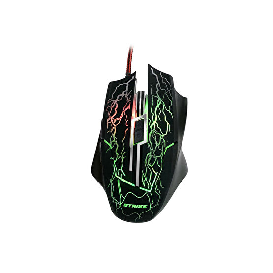 Mf Product Strike 0590 Rgb Kablolu Gaming Mouse Siyah Oyuncu Mouse Fiyatı