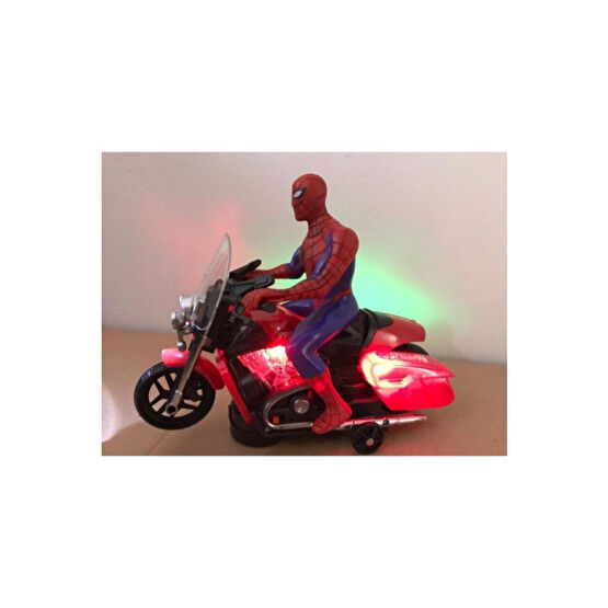 Mia Spiderman Pilli Işıklı Motorlu Örümcek Adam Aksiyon Figürleri Fiyatı