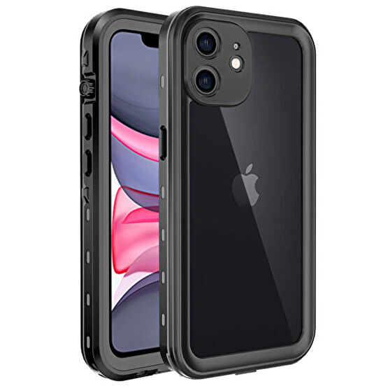 Microsonic Apple Iphone 11 Kılıf Waterproof 360 Full Body Protective Siyah Telefon Kılıfı Fiyatı