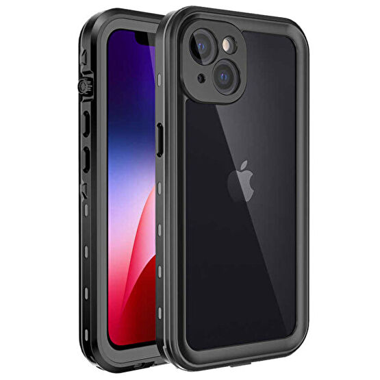 Microsonic Apple Iphone 13 Mini Kılıf Waterproof 360 Full Body Protective Siyah Telefon Kılıfı Fiyatı