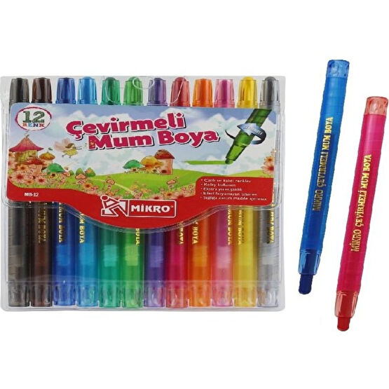 Mikro Cevirmeli Mum Boya 12'Li Mum Boya Fiyatı