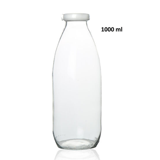 Milea Sızdırmaz Kapaklı Şeffaf Cam Süt Ayran Limonata Meşrubat Şişesi 1000 Ml Sürahi Fiyatı