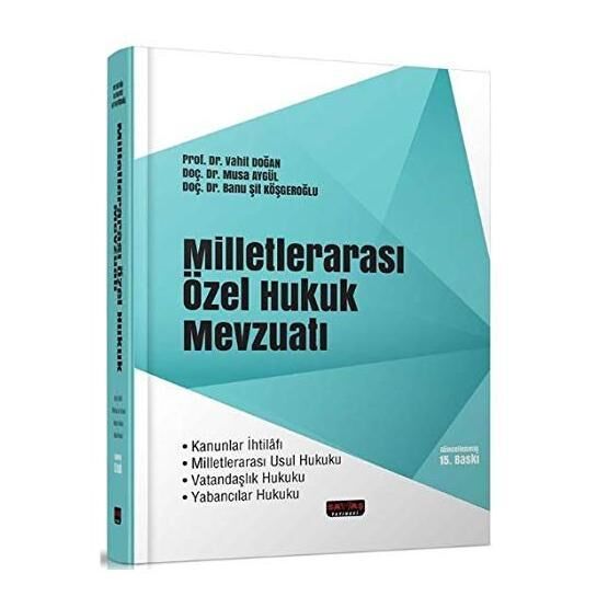 Milletlerarası Özel Hukuk Mevzuatı - av celal ulgen