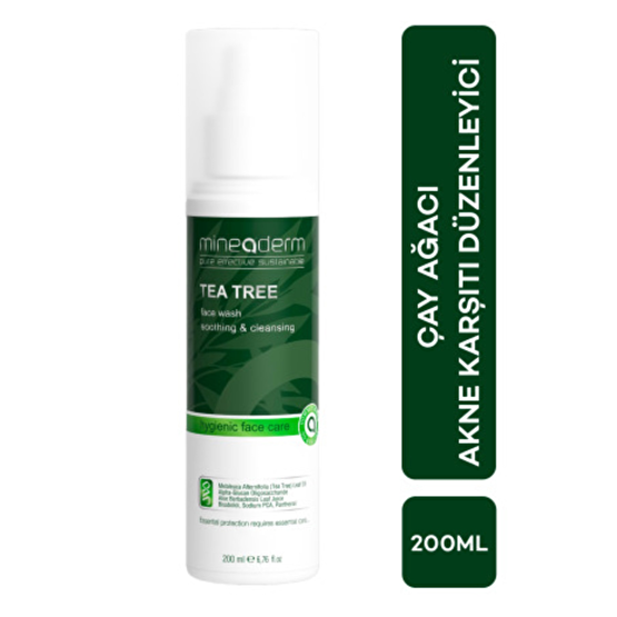 mineaderm Akne Karşıtı Ve Sebum Düzenleyici Temizleme Jeli/tea Tree Face Wash