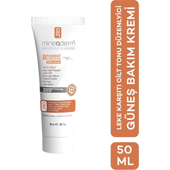Mineaderm Leke Karşıtı Renkli Güneş Kremi Spf 50+/pigment Uv Protection Tinted Cream Spf 50+ Güneş Kremleri ve Losyonları Fiyatı