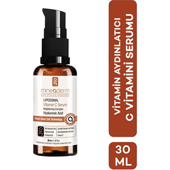 Mineaderm Liposomal Serum Vitamin C Brightening Complex Hyaluronic Acid Anti-Aging / Yaşlanma Karşıtı Fiyatı