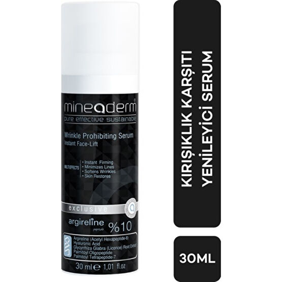 Mineaderm Wrinkle Prohibiting Serum 30 ml Anti-Aging / Yaşlanma Karşıtı Fiyatı