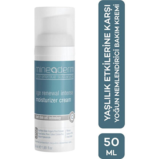 Mineaderm Yaşlılık Etkilerine Karşı Yoğun Nemlendirici Bakım Kremi/age Renewal Intense Moisturizer Cream Nemlendiriciler Fiyatı